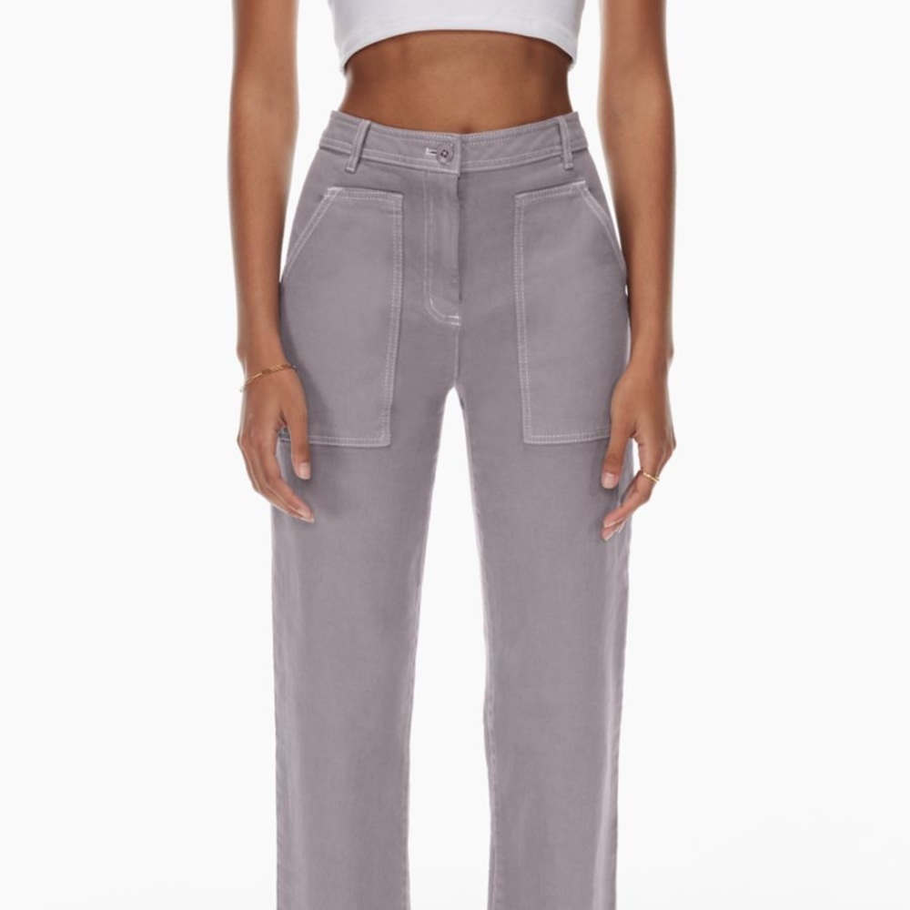 Aritzia Modern Utility Pant - Purple Slate